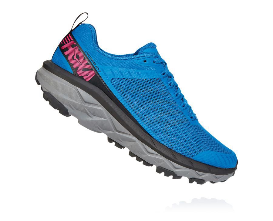 Trail Shoes Womens - Hoka One One Challenger ATR 5 - Blue - MCPVYBA-60